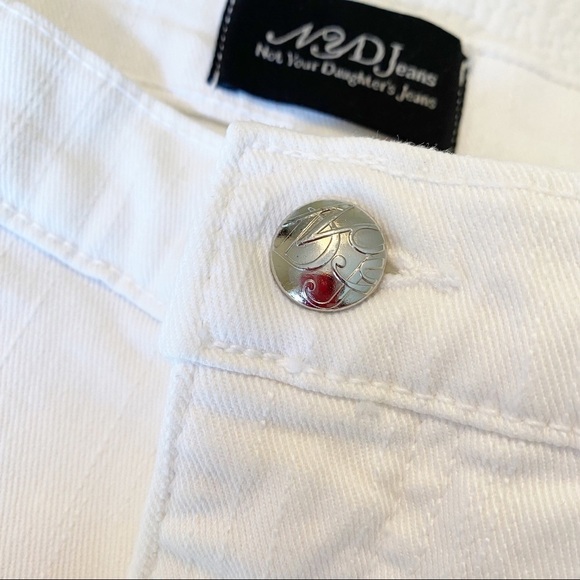 NYDJ Flare Bootcut High Rise White Jeans - 16 - Picture 6 of 15